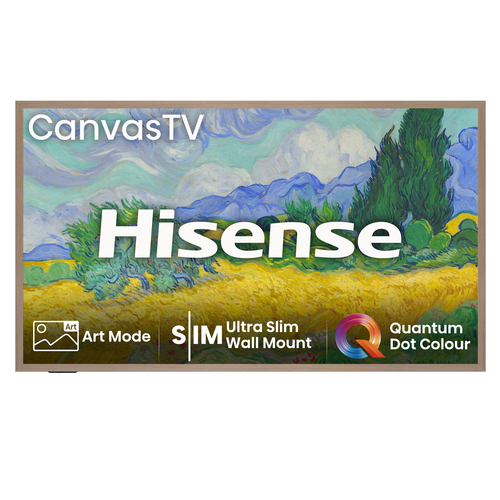 Hisense 65" S7NQTUK Canvas TV with Freely & ArtMode