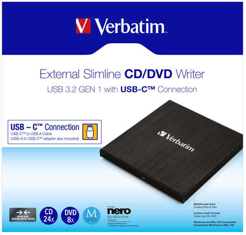 Verbatim 43886 optical disc drive DVD±RW Black – image 4