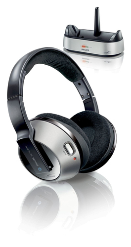 Philips SBCHC8540/30 headphones/headset Wireless Head-band Black, Silver