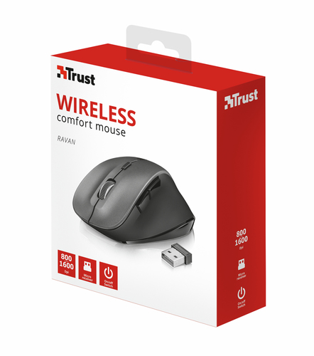 Trust Ravan mouse Office Right-hand RF Wireless Optical 1600 DPI – image 5