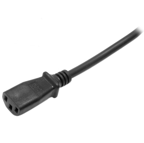 StarTech.com Cable de 2m de Alimentación para Ordenador, 18AWG, EU Schuko a C13, 10A 250V, Negro, Cable de Repuesto, Cable de Corriente para PC, Cable para Monitor, UL, Cable para Europa