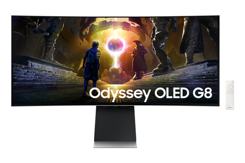 Samsung LS34DG850SEXXY монитор для ПК 86,4 cm (34") 3440 x 1440 пикселей UltraWide Quad HD OLED Серебристый