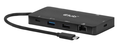 Club 3D 9-1 Dual HDMI Display USB-C Hub PD3.0 100W dockingstation, afbeelding 4