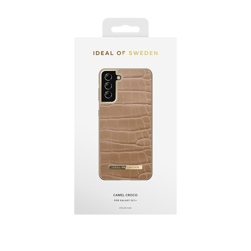 iDeal of Sweden Atelier Case Galaxy S21 Plus Camel Croco
