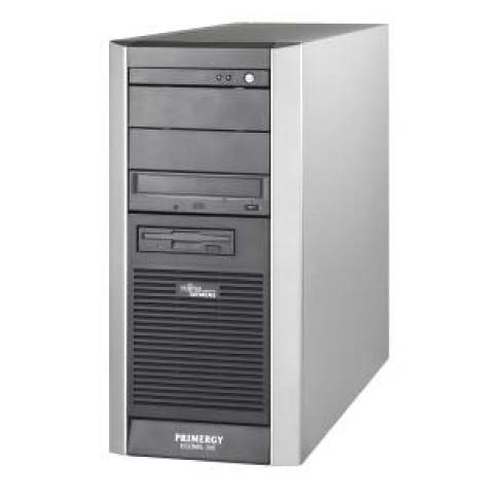 Fujitsu Primergy Econel 200a Xeon 2.8 2MB 2x160GB 7.2K DVD 10