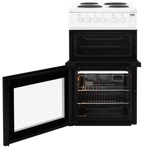 Beko KD533AW 50cm Twin Cavity Electric Cooker – image 2