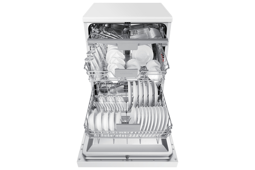 Samsung Freestanding Dishwasher Series 7 Auto Door Open 14 Place Settings White - image 4