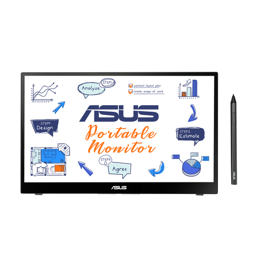ASUS MB14AHD монитор для ПК 35,6 cm (14") 1920 x 1080 пикселей Full HD ЖК Сенсорный экран Черный