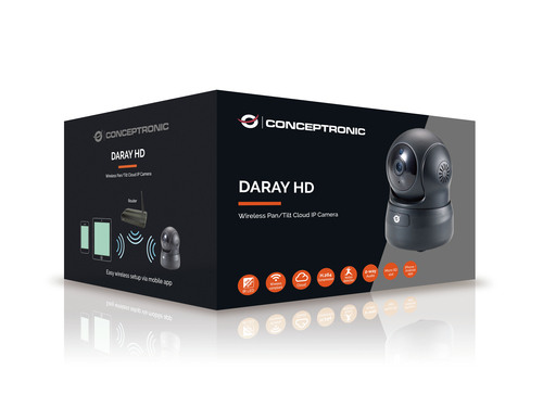 Conceptronic DARAY HD Wireless Pan/Tilt Cloud IP Camera – image 2