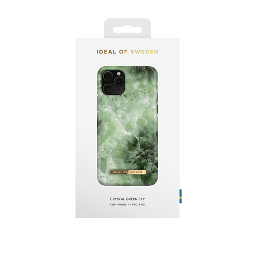 iDeal of Sweden Printed Case iPhone 11P/XS/X Crystal Green Sky
