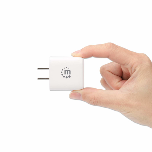 Manhattan 406291 adaptador e inversor de corriente Interior 20 W Blanco imagen 9