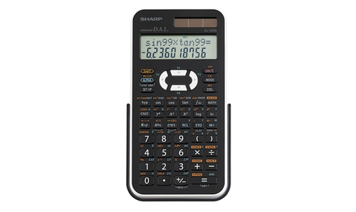Sharp EL-520XBWH calculator Pocket Scientific Black