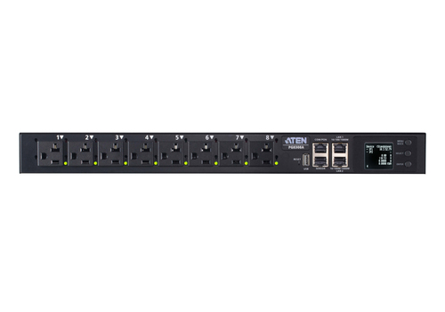ATEN 32A 8-Outlet 1U Outlet Metered & Switched PDU + Free Eco PDU Manager Software – image 2