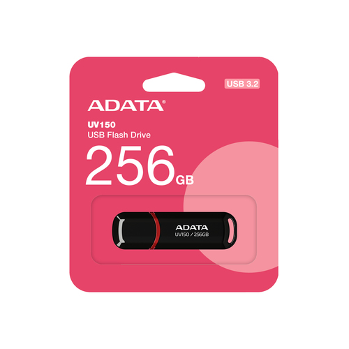 USB-Stick 256GB ADATA DashDrive UV150 zwart, afbeelding 2
