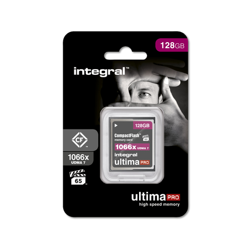 Integral 128GB COMPACT FLASH MEMORY CARD CF UDMA 7 VPG-65 UP TO R-160 W-135 1066X