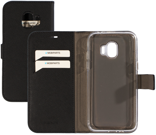 Mobiparts Saffiano Wallet Case Samsung Galaxy J2 Pro (2017) Black – image 1