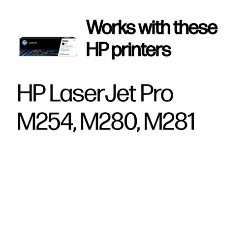 HP 203X Original LaserJet Toner Cartridge High Yield Black CF540X - image 2