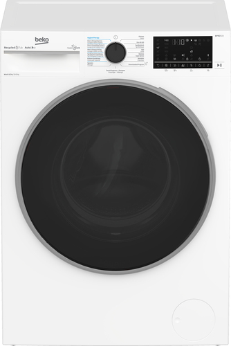 Beko B5DT510446W стирально-сушильная машина Отдельно стоящий Фронтальная загрузка Белый