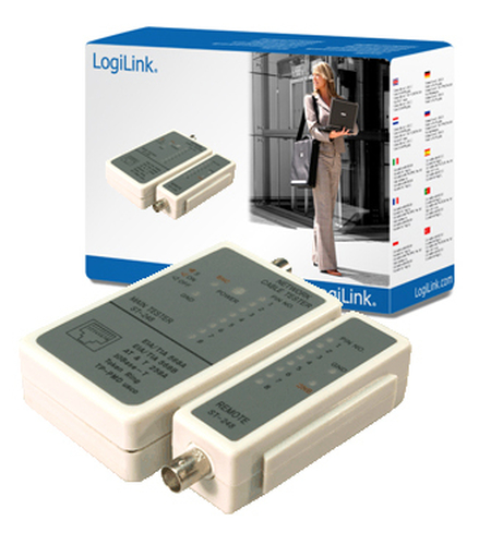 LogiLink Network Cable Tester Netværkstester Kobber