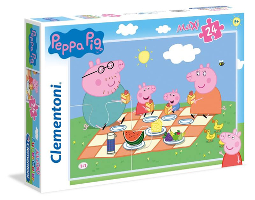 Clementoni Peppa Pig Supercolor 24 Maxi Составная картинка-головоломка 24 шт Мультфильмы