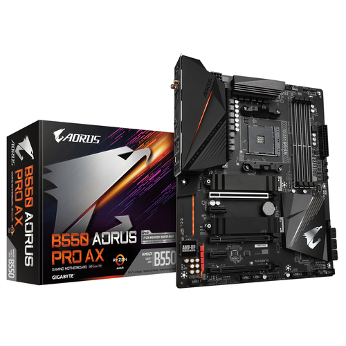 GIGABYTE B550 AORUS PRO AX материнская плата AMD B550 Разъем AM4 ATX
