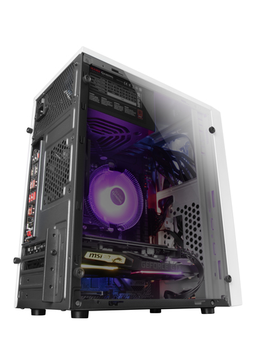 Mars Gaming MCMW computer case Mini Tower White – image 4