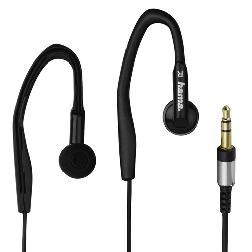 Hama HK3203 Headphones Wired Ear-hook, In-ear Music Black