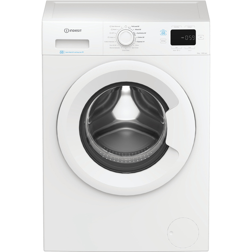 Indesit IP846PUSHGO 8kg 1400 Spin Washing Machine in White A Rated Pus - image 3