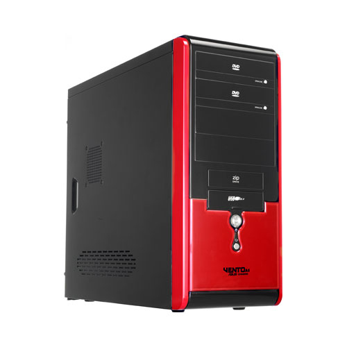 ASUS TA-663 Midi Tower Black, Red