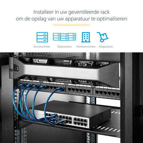 StarTech.com CABSHELFV1U - Rackplank, afbeelding 9
