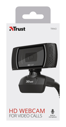 Trust Trino HD Video Webcam Webcam Zwart, afbeelding 9
