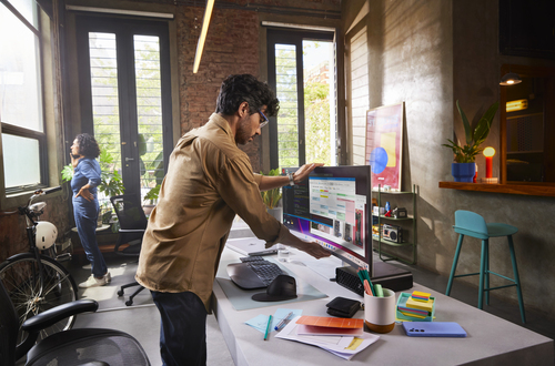 HP Inc. Monitor Pro seria 7 37.5 cala  WQHD+ Thunderbolt 4 - 738pu