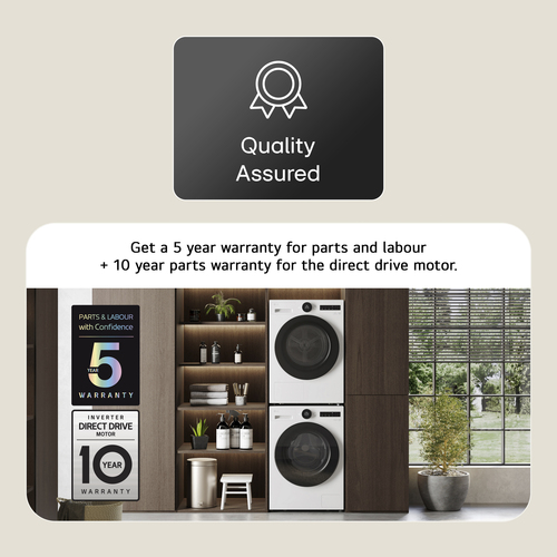 LG F4X7011TWB 11kg TurboWash Steam Washing Machine - White - image 7