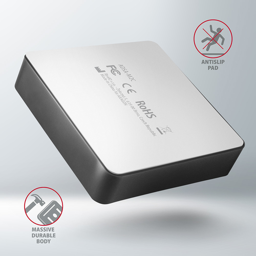 AXAGON CloneMaster USB-C 10 Gbps Dual NVMe M2 SSD Dockingstation – Foto 9 von 11