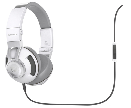 JBL Synchros S300A Headset Wired Head-band Calls/Music White