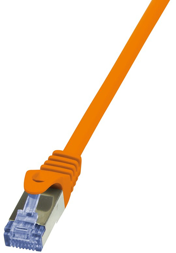 Netværkskabel LogiLink PrimeLine Cat.6A S/FTP RJ-45 - orange, 3 m