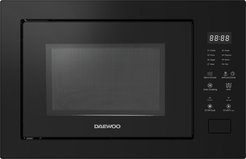 Daewoo MD-BS253GB microwave Black Grill microwave Built-in
