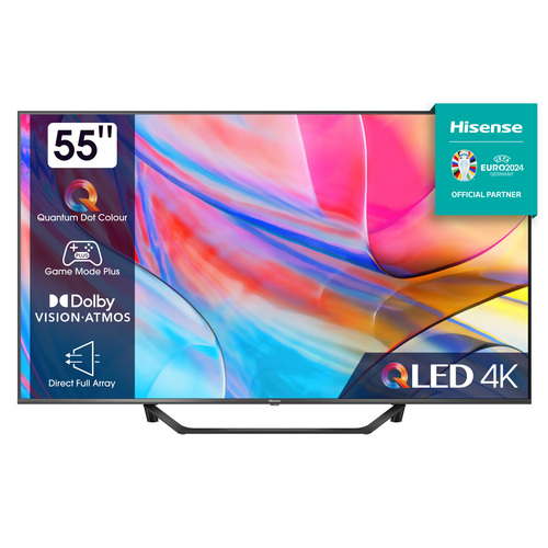 Hisense 55A72KQ TV 139.7 cm (55") 4K Ultra HD Smart TV Wi-Fi Black 330 cd/m² – image 1