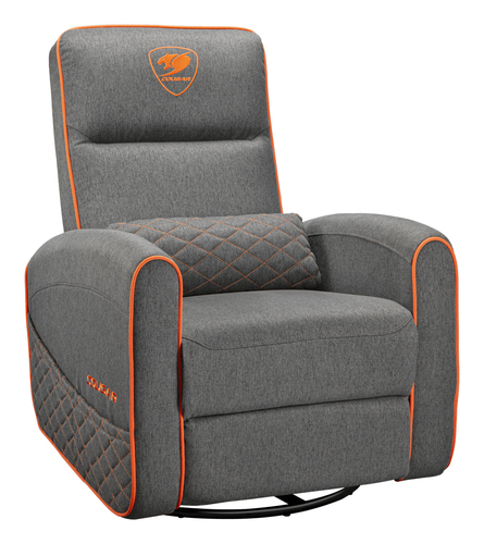 COUGAR CGR-FDF-GRO Butaca para jugar Asiento acolchado Gris, Naranja