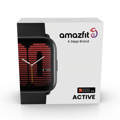 Amazfit Active 4.45 cm (1.75") AMOLED Digital 390 x 450 pixels Touchscreen Black GPS (satellite) – image 8