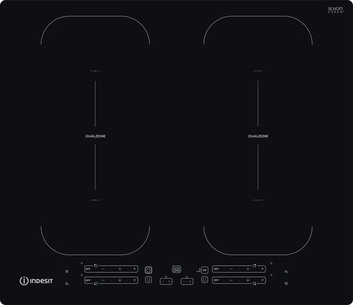 Indesit IB88B60NE 59cm Touch Control Induction Hob in Black - image 1