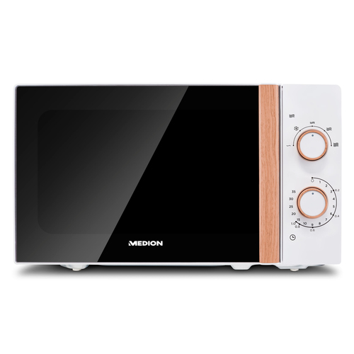 MEDION MD 10596 Mikrowelle 20L DE Белый Обычная (соло) микроволновая печь Столешница 700 W