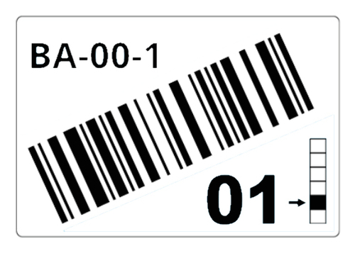 ROLL OF PRE-CUT LABELS FOR