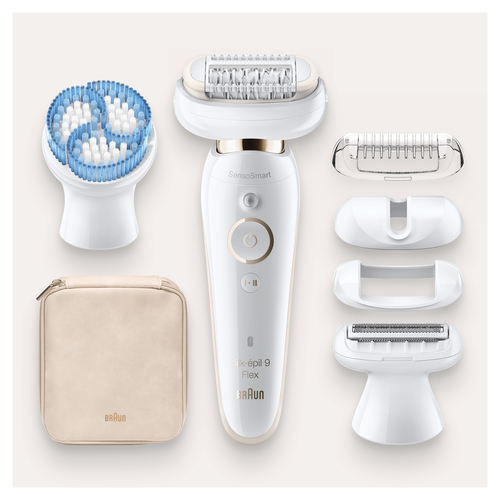 Braun Silk-épil 9 81688637 epilator 40 tweezers White, Gold – image 8