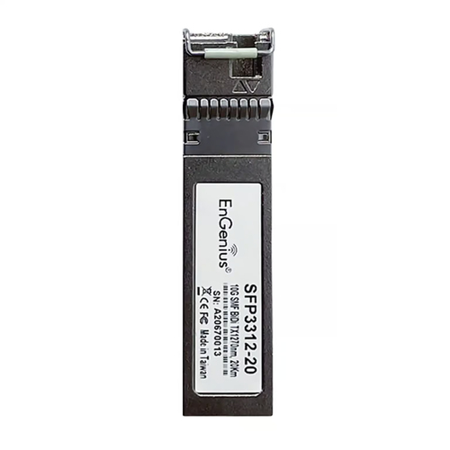 ENGENIUS SFP3312-20A TRANSCEIVERS OFFER 10 GBPS OVER DUPLEX FIBER, UP TO 20 KM,
