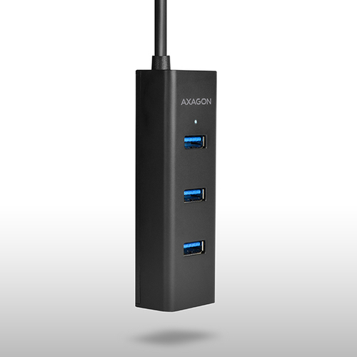 AXAGON USB-A 30 Hub mit Micro USB Stromanschluss USB-Hubs - USB 32 - 4 - Schwarz – Foto 9 von 11