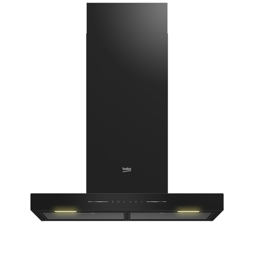Beko BHCB66641BBBHS cooker hood Wall-mounted Black 425 m³/h