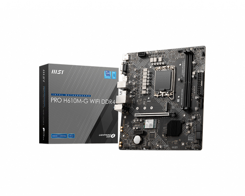 MSI PRO H610M-G WIFI DDR4 материнская плата Intel H610 LGA 1700 Микро ATX