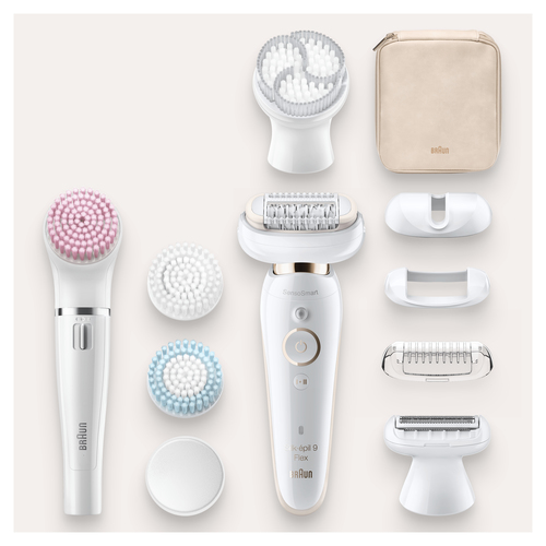 Braun Silk-épil 9 81690188 epilator 40 tweezers White, Gold – image 6