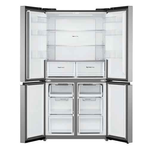 LG GMM41MSBEM Fridge Freezer - Silver/Grey - image 2